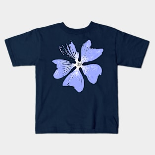 Mallow Flower - VINTAGE Kids T-Shirt